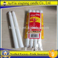 100% pure paraffin wax fluted white candle hotsell